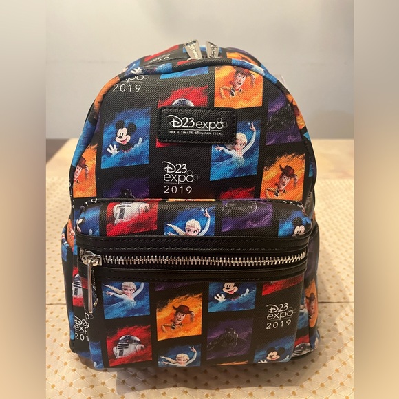 Rare Loungefly Disney Park D23 2019 Expo Backpack NWT - Picture 2 of 8